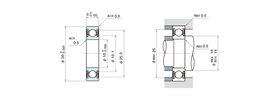 NSK Bearing 6200VV &